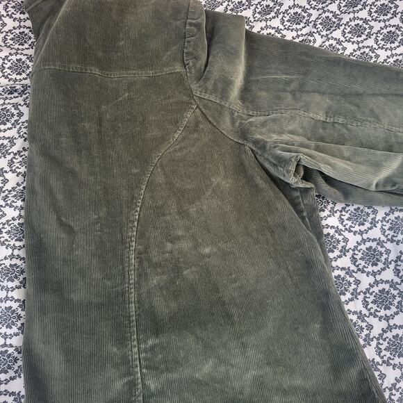 New Fashion Bug Green Corduroy Motorcycle Jacket Sz 30/32 - Picture 5 of 16